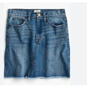 J Crew Denim skirt in birch wash Denim Blue 28 jean skirt